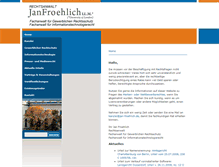 Tablet Screenshot of jan-froehlich.de